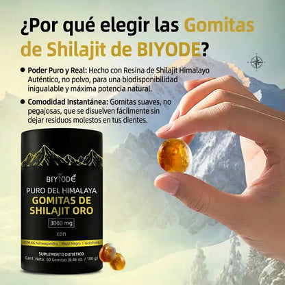 Shilajit Gold ® ¡Alarga ,engrosa y potencia tu energía!